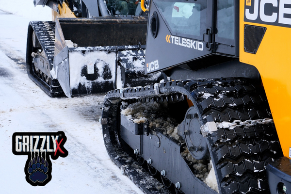 Best Skid Steer Tracks and Snow Chains for Winter | Grizzly™ Rubber Tracks