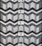 Rubber Tracks Warehouse CAT Rubber Track CAT 246B Track 320x86x54 ( 13" ) Zig Zag Pattern