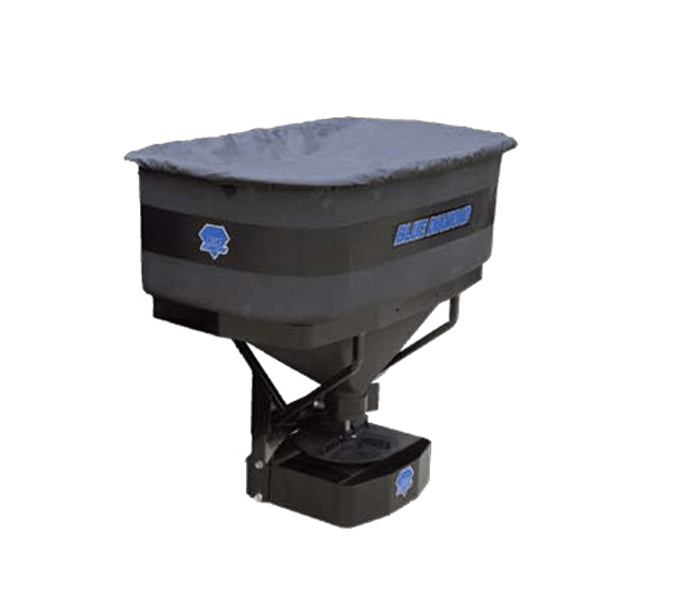 Blue Diamond Material Spreader Blue Diamond Material Spreader 5 Cu/Ft With Lid & 2 Inch Receiver Hitch