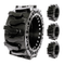 Rubber Tracks Warehouse Skid Steer Tires Skid Steer Tires - Set of (4) 10x16.5, All Terrain Flat Proof Tires by Evolution Wheel