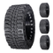 Rubber Tracks Warehouse Skid Steer Tires Skid Steer Tires - Set of (4) 12x16.5, Snow Series Flat Proof Tires by Evolution Wheel