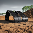 Rubber Tracks Warehouse Takeuchi Rubber Track Takeuchi TL 240 Rubber Track 450x100x48 ( 18" ) Multi Bar Pattern